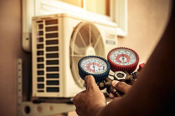 Professional Hvac Maintenance technician working in Preston, ID